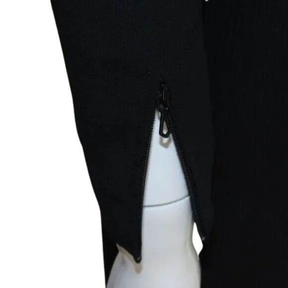 JEAN-LOUIS SCHERRER/JLS Boutique Dress, 38/S, Black, Pleat skirt, Ruffle neck - Picture 5 of 15